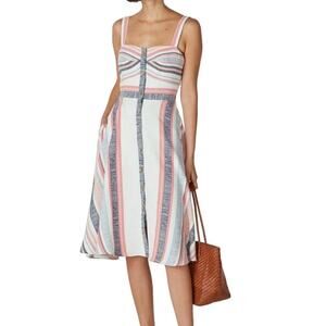 Slate & Willow Women's Size 4 Sleeveless Striped Dress